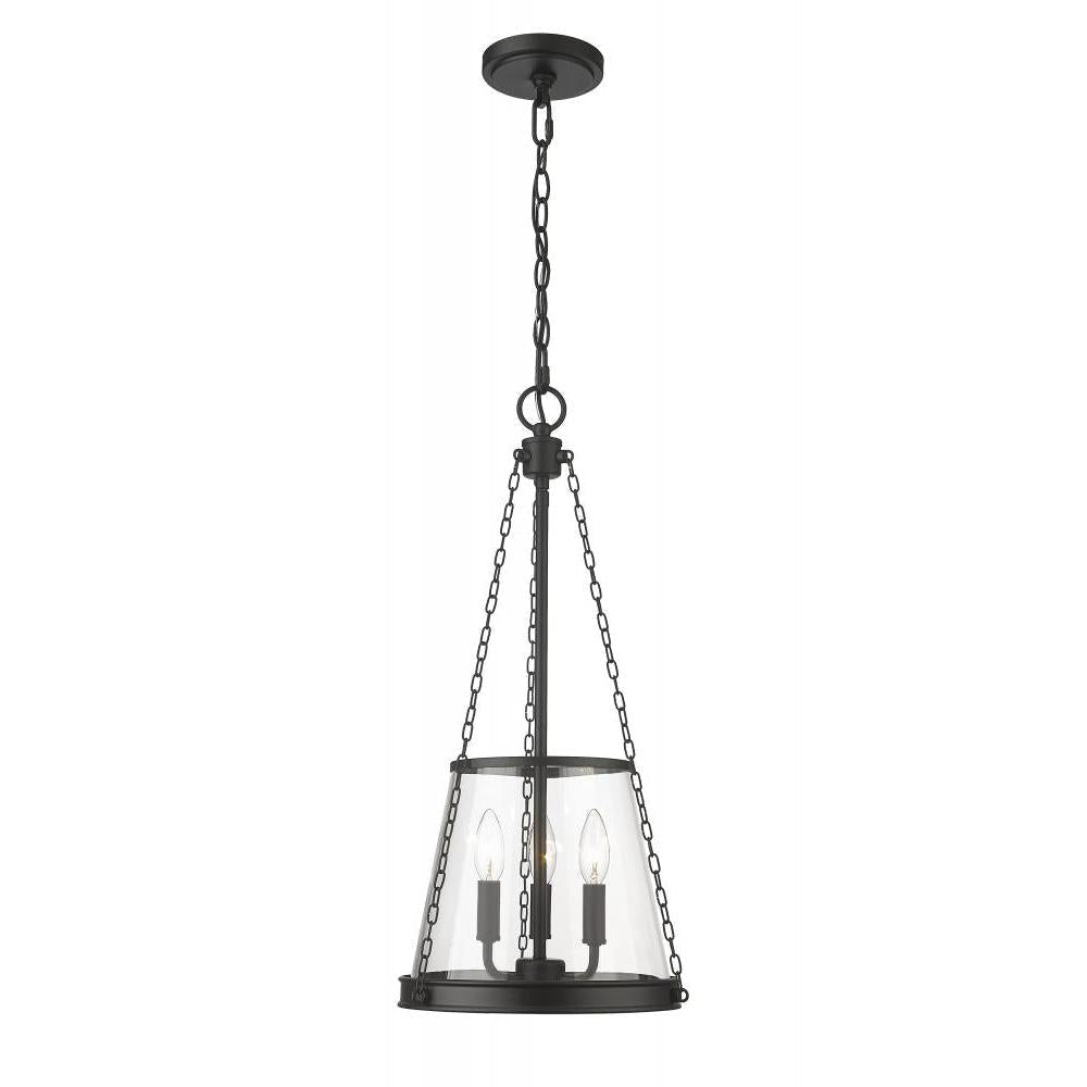 3 Light Pendant-Clear