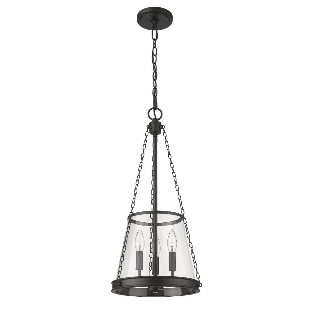 Z-Lite Lighting 341P12-MB Pendant Contemporary - Black