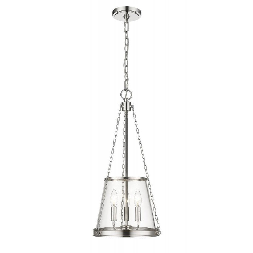 Z-Lite Lighting 341P12-PN Pendant Contemporary - Nickel