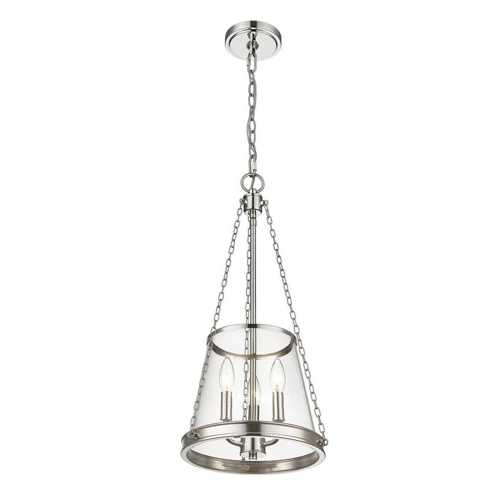 Z-Lite Lighting 341P12-PN Pendant Contemporary - Nickel