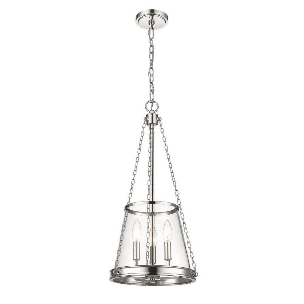 Z-Lite Lighting 341P12-PN Pendant Contemporary - Nickel