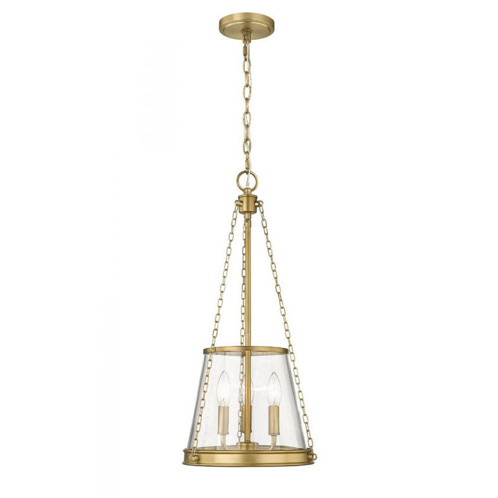 Z-Lite Lighting 341P12-RB Pendant Contemporary - Brass