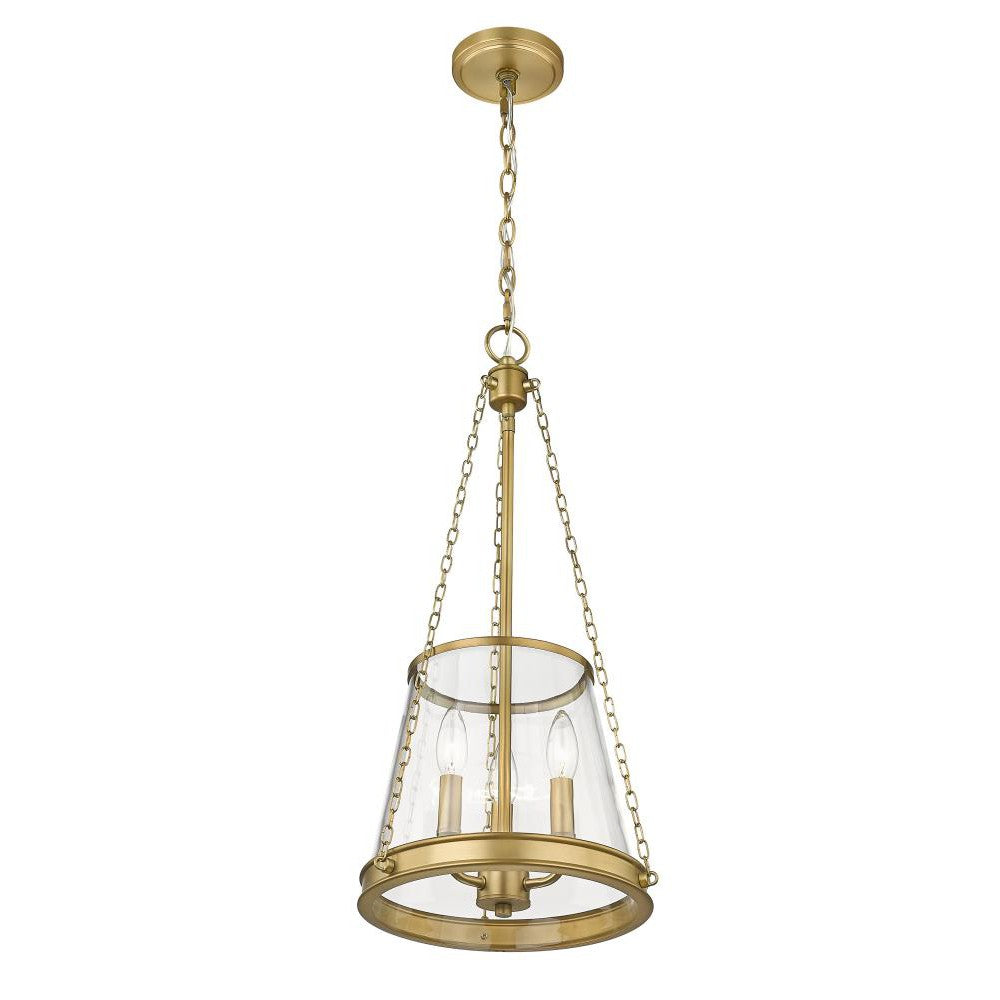 Z-Lite Lighting 341P12-RB Pendant Contemporary - Brass