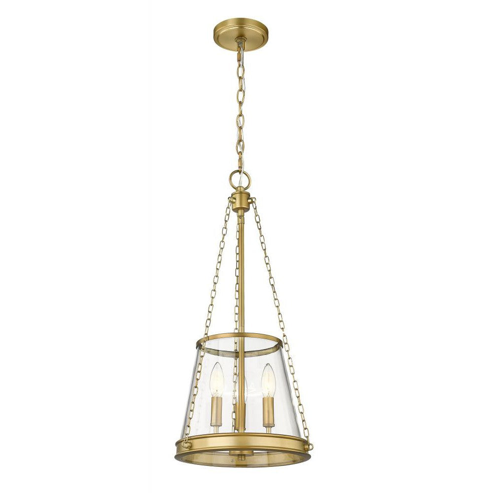 Z-Lite Lighting 341P12-RB Pendant Contemporary - Brass