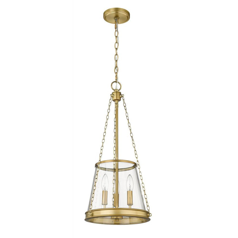 Z-Lite Lighting 341P12-RB Pendant Contemporary - Brass