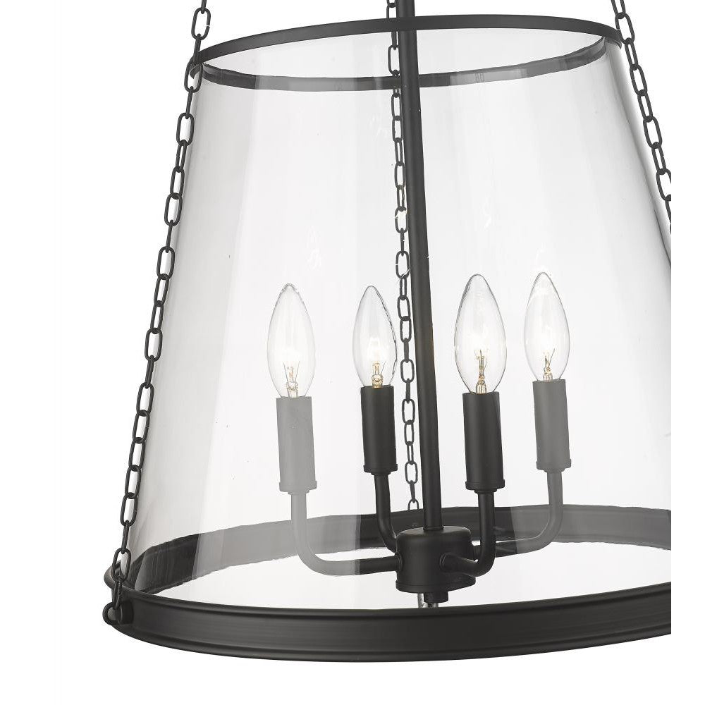 Z-Lite Lighting 341P18-MB Pendant Contemporary - Black