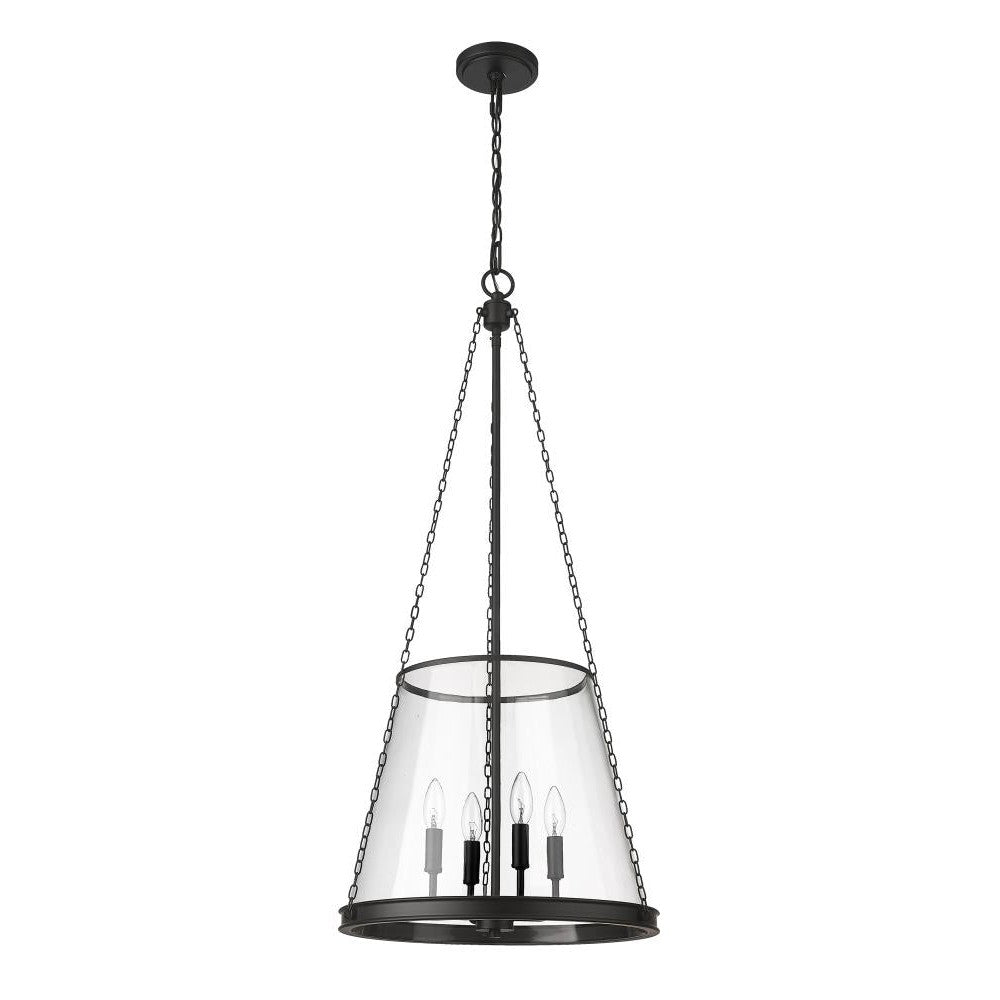 Z-Lite Lighting 341P18-MB Pendant Contemporary - Black