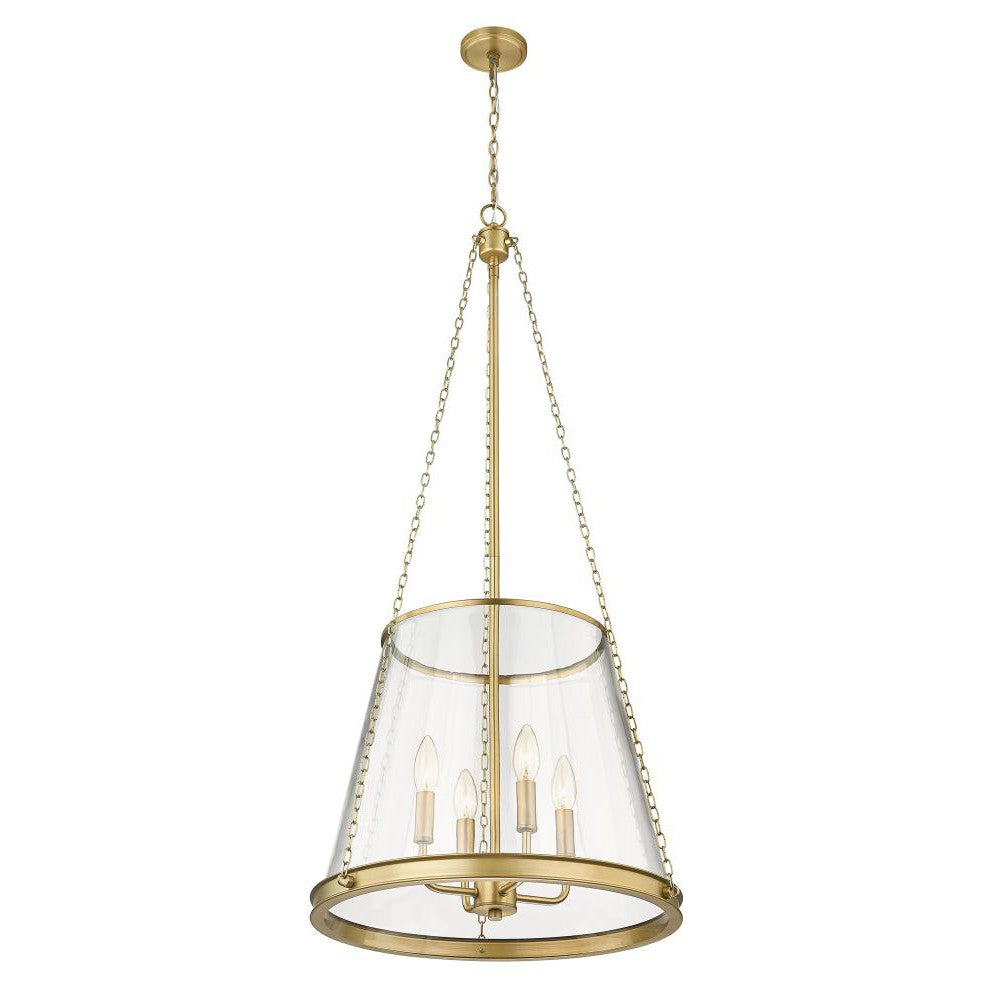 Z-Lite Lighting 341P18-RB Pendant Contemporary - Brass