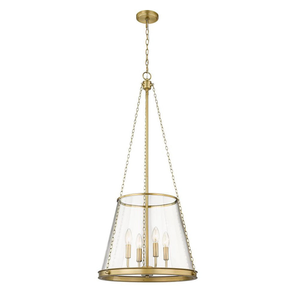 Z-Lite Lighting 341P18-RB Pendant Contemporary - Brass