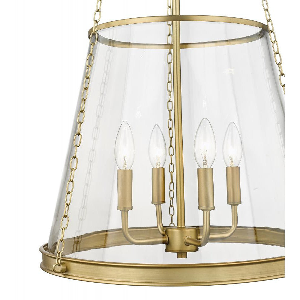 Z-Lite Lighting 341P18-RB Pendant Contemporary - Brass