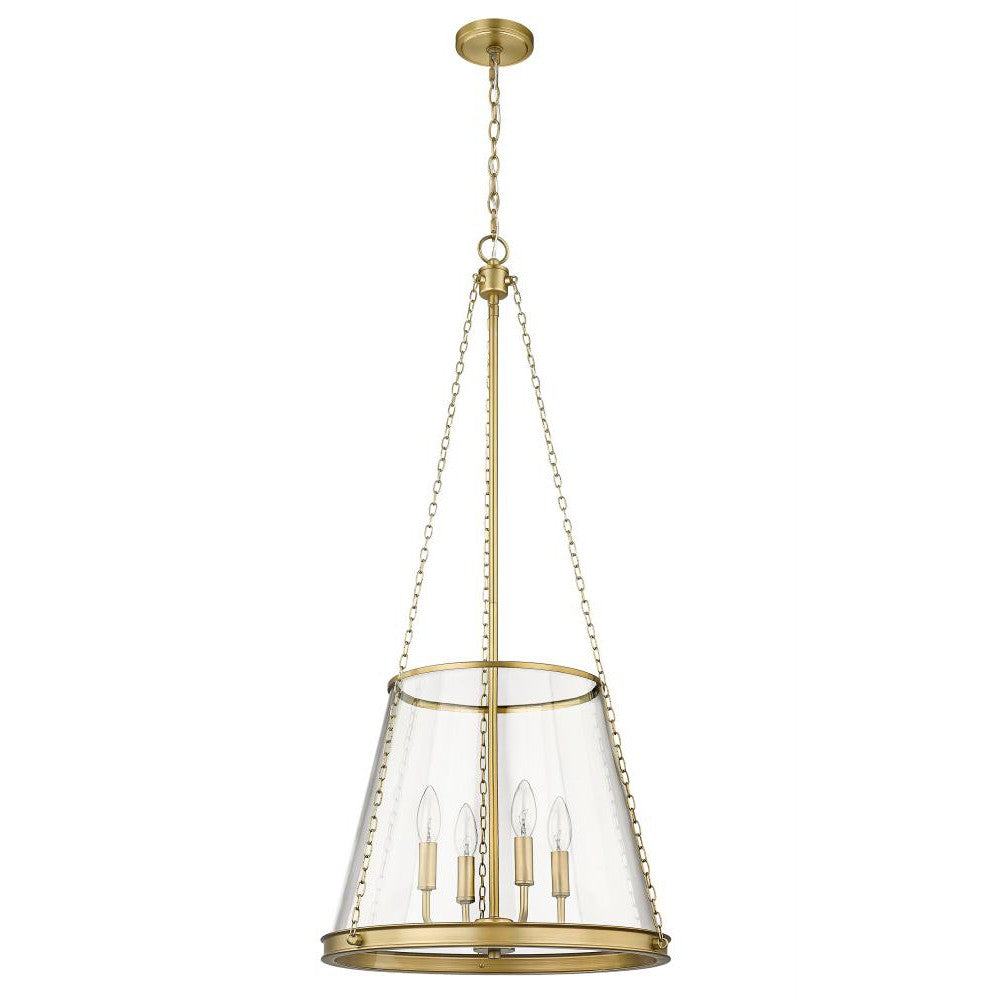 Z-Lite Lighting 341P18-RB Pendant Contemporary - Brass