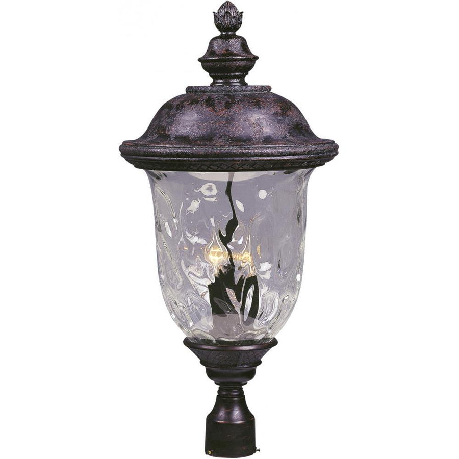 Carriage House DC 14 Inch Outdoor Post Lantern – Oriental Bronze
