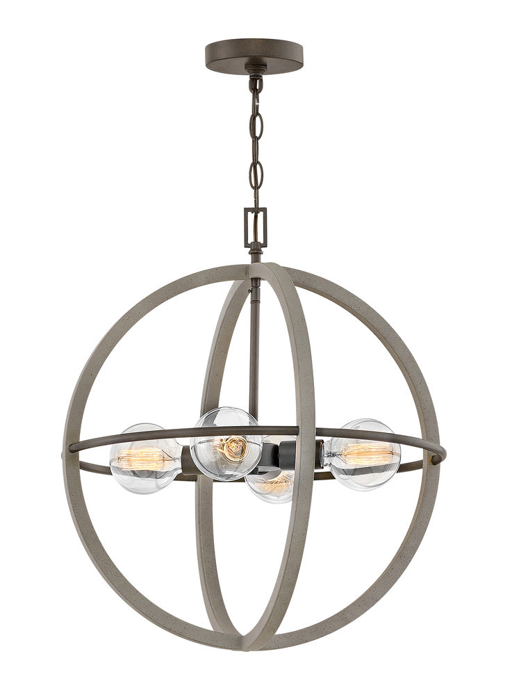 Hinkley Lighting BODIE 3424DC Chandelier Transitional - Dark Cement