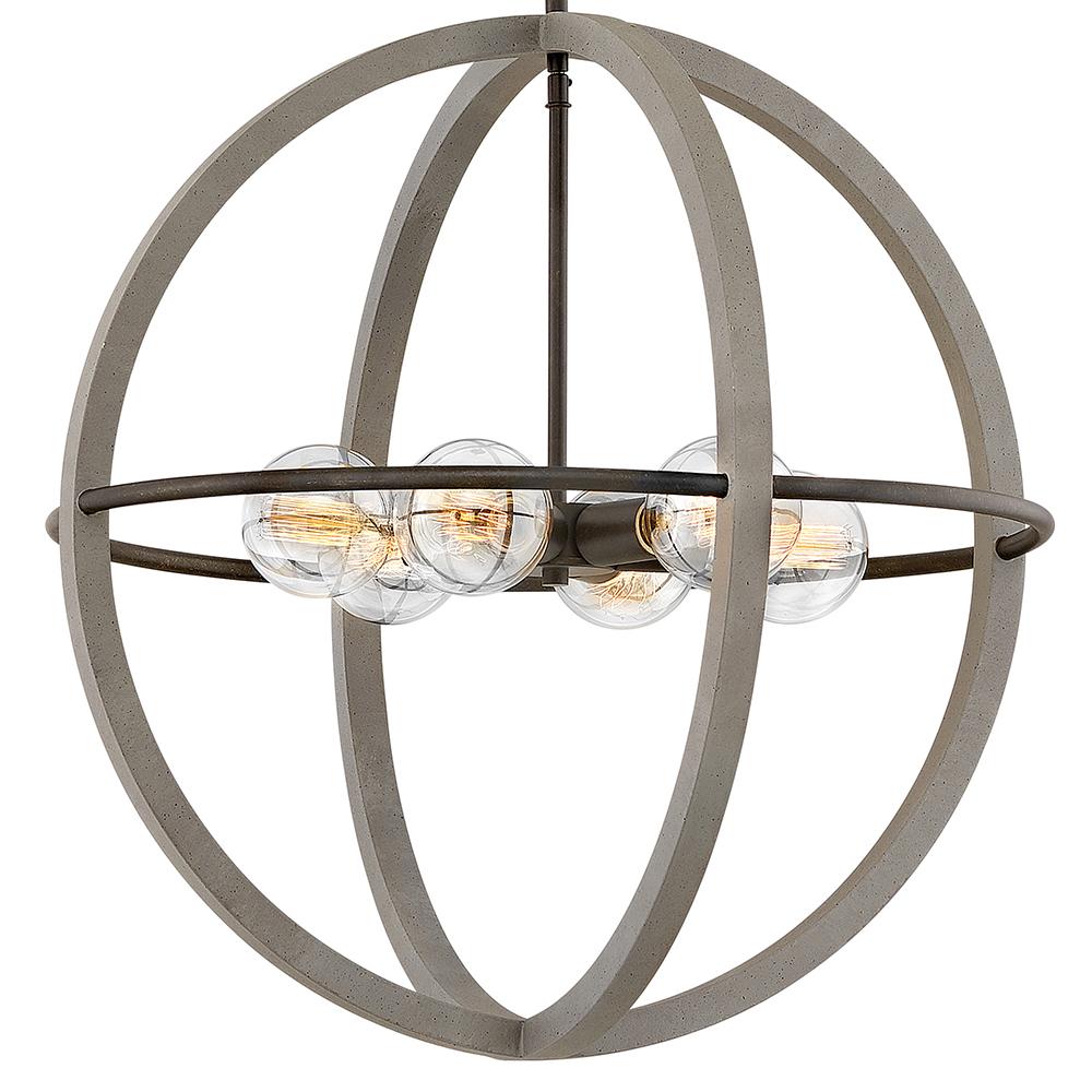 Hinkley Lighting BODIE 3426DC Chandelier Transitional - Dark Cement