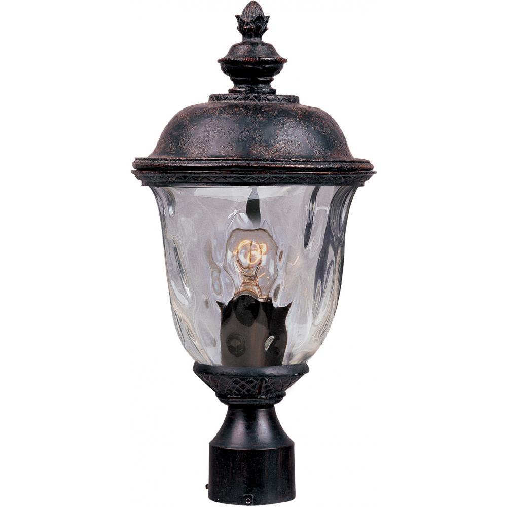 Carriage House DC 9 Inch Outdoor Post Lantern – Oriental Bronze