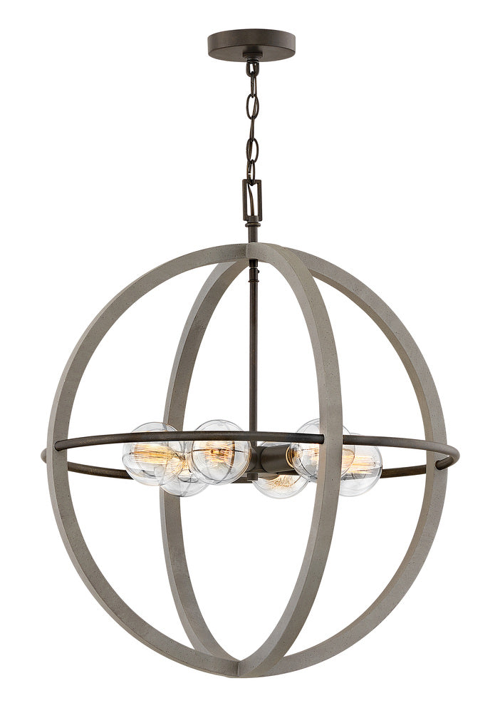 Hinkley Lighting BODIE 3426DC Chandelier Transitional - Dark Cement