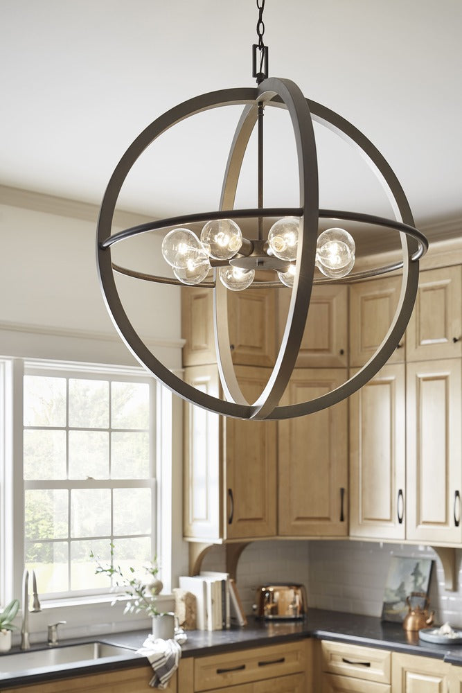 Hinkley Lighting BODIE 3428DC Chandelier Transitional - Dark Cement