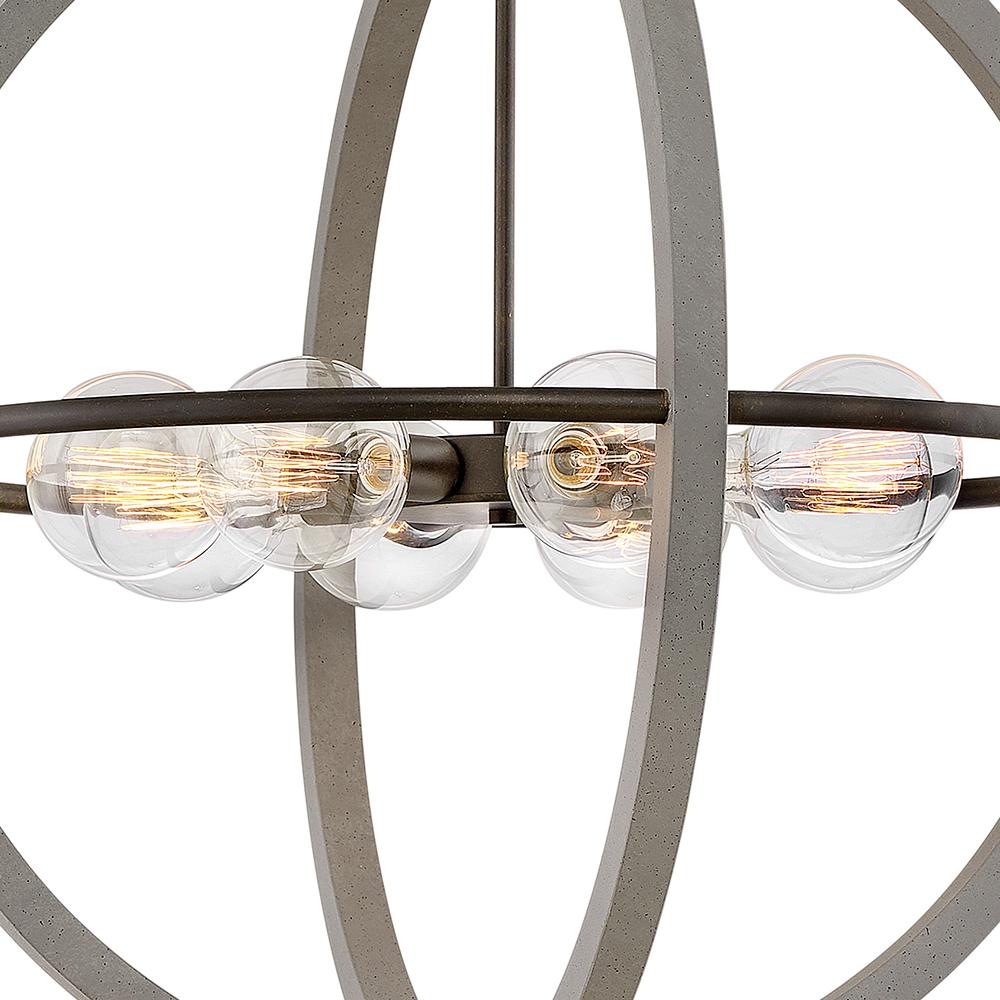 Hinkley Lighting BODIE 3428DC Chandelier Transitional - Dark Cement