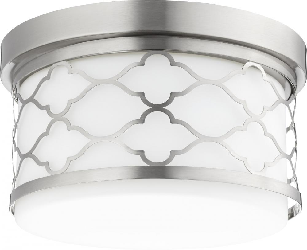 Quorum Lighting 343-12-65 Flush Mount Transitional - Satin Nickel