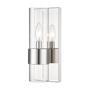 1 Light Wall Sconce-Clear