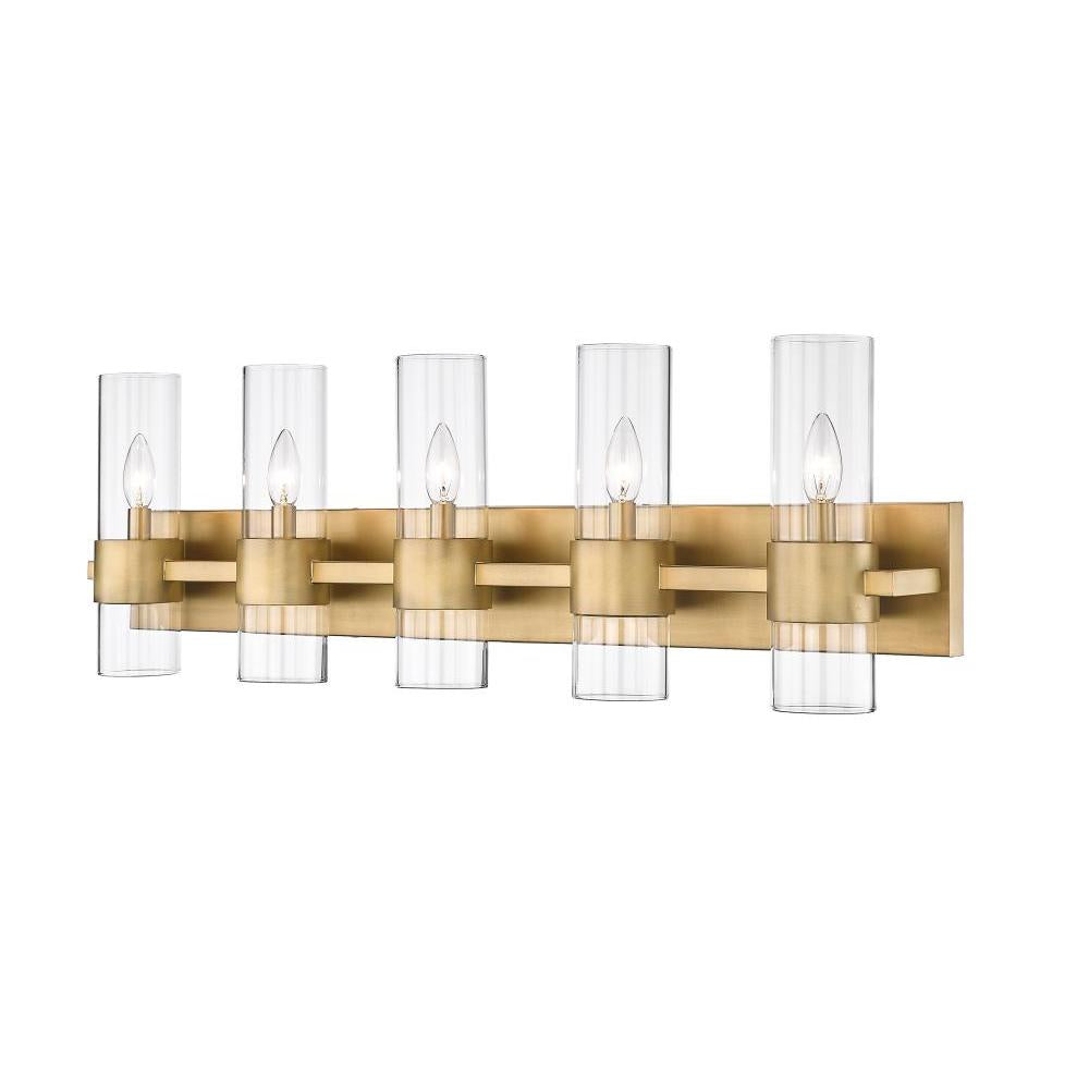 5 Light Vanity-Clear