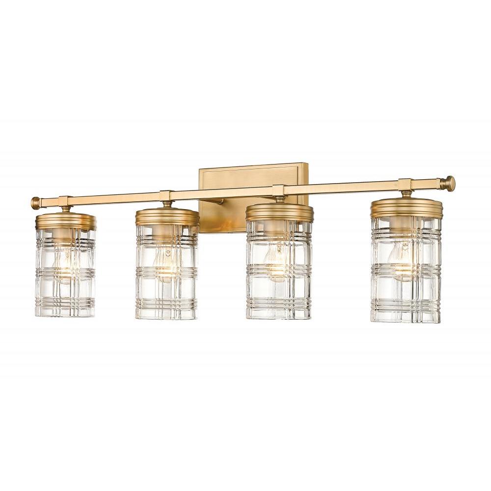 4 Light Vanity-Clear