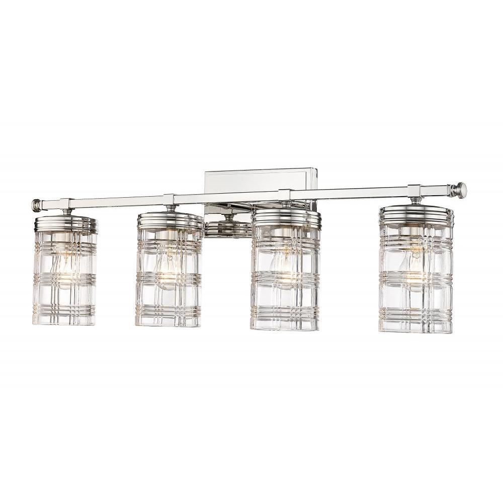 4 Light Vanity-Clear