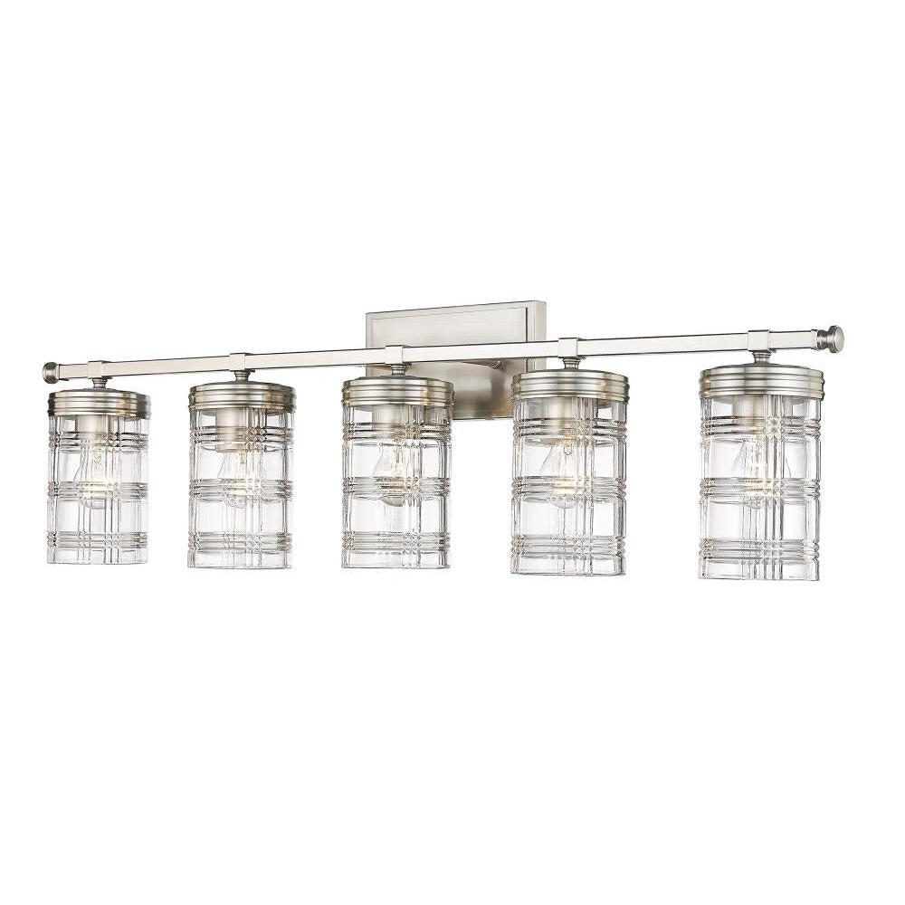 5 Light Vanity-Clear