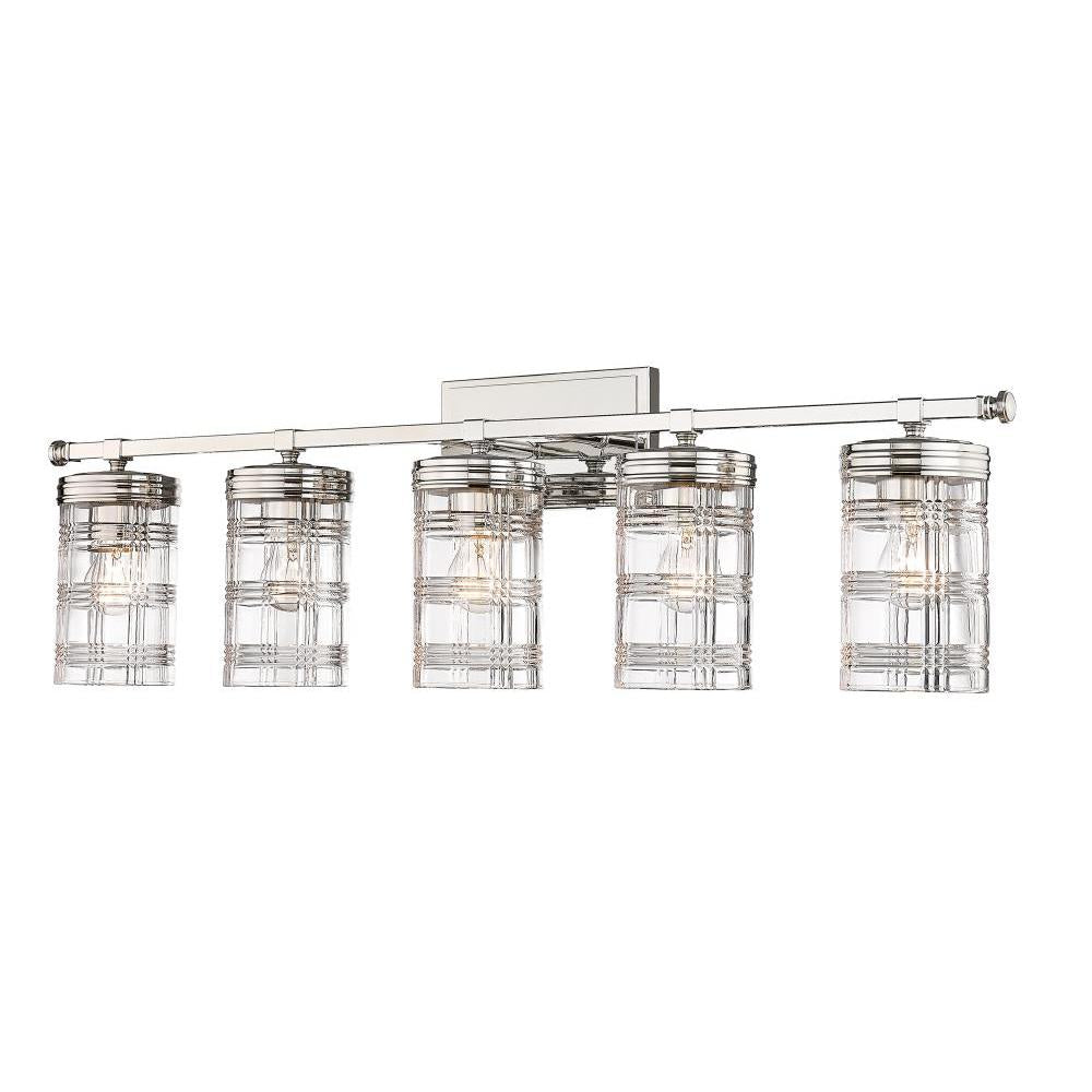 5 Light Vanity-Clear