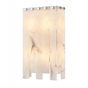 4 Light Wall Sconce-Alabaster