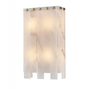 4 Light Wall Sconce-Alabaster