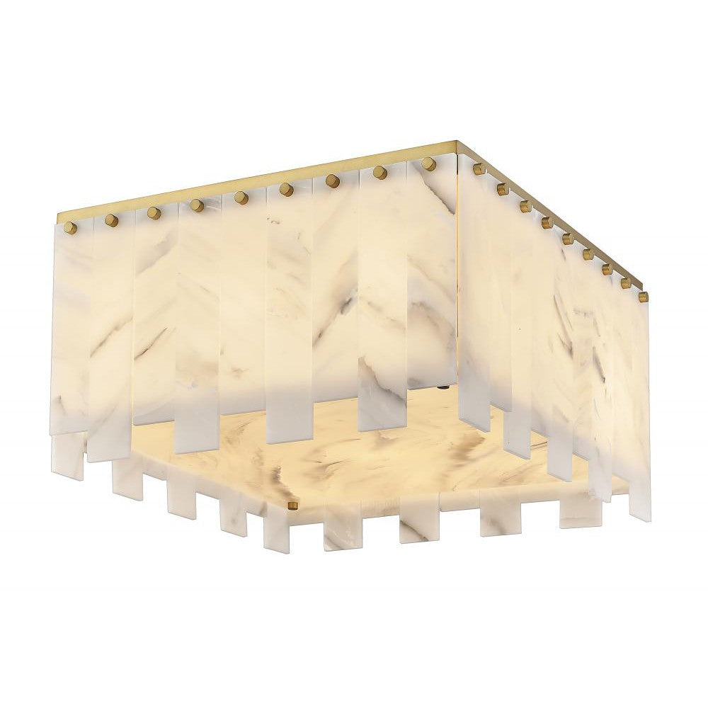 Z-Lite Lighting 345F20-RB Flush Mount Americana - Brass