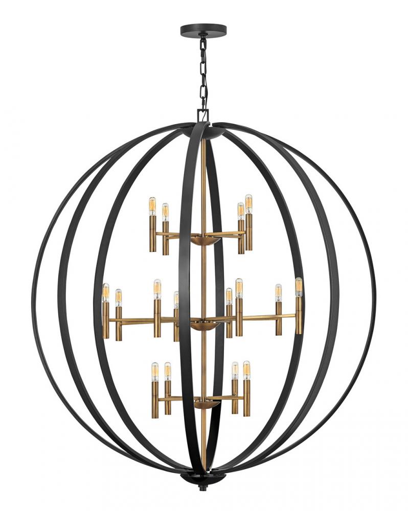 Hinkley Lighting EUCLID 3465SB Chandelier Modern - Spanish Bronze