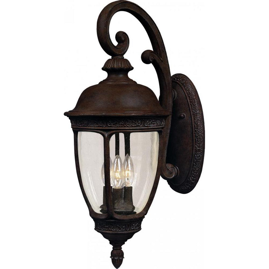 Knob Hill DC 13 Inch Outdoor Wall Lantern – Sienna
