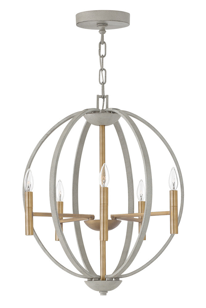 Hinkley Lighting EUCLID 3466CG Chandelier Contemporary - Cement Gray