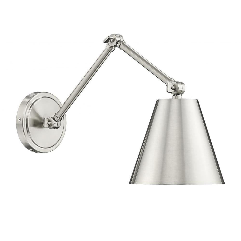 1 Light Wall Sconce-Brushed Nickel