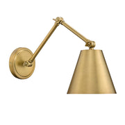 1 Light Wall Sconce-Rubbed Brass