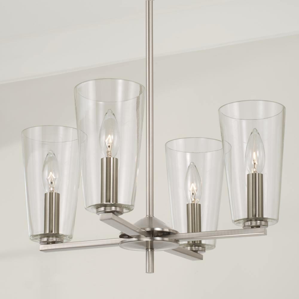 Capital Lighting PORTMAN 348641BN-538 Pendant Transitional - Brushed Nickel