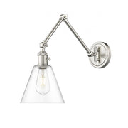 1 Light Wall Sconce-Clear