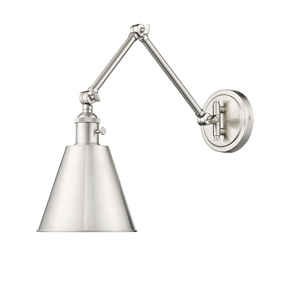 1 Light Wall Sconce-Brushed Nickel