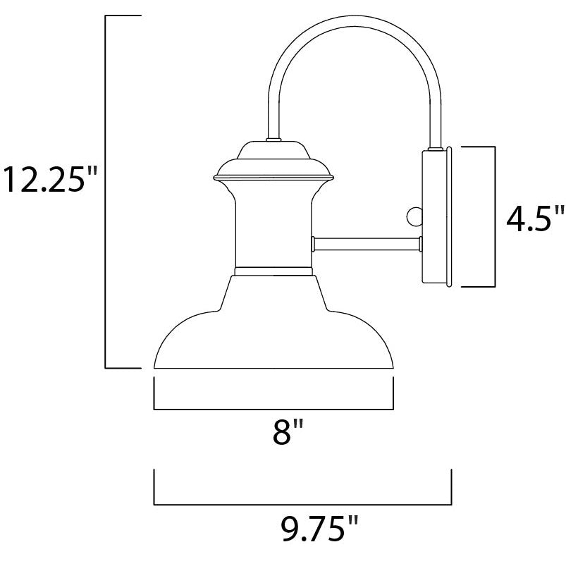 Maxim Lighting WHARF 35001EB Exterior Contemporary - Bronze