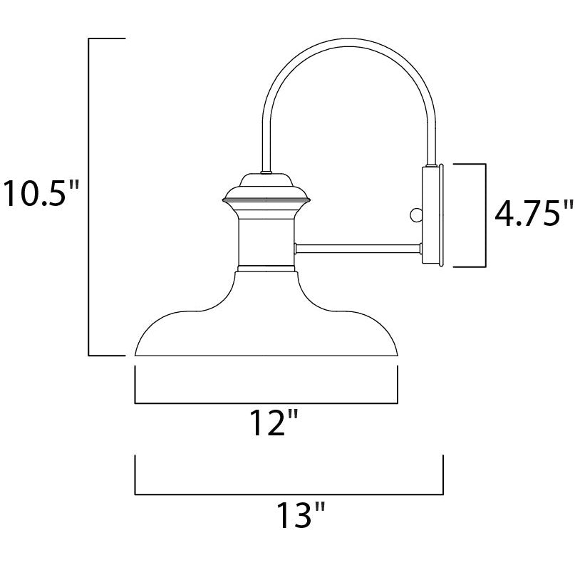 Maxim Lighting WHARF 35003EB Exterior Contemporary - Bronze