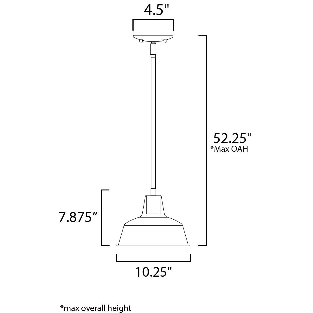 Maxim Lighting PIER M 35017EB Pendant Country Rustic - Bronze