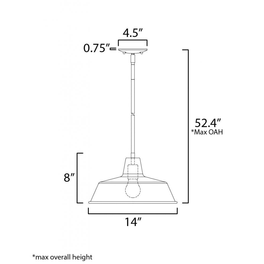 Maxim Lighting PIER M 35019WZ Pendant Country Rustic - Miscellaneous