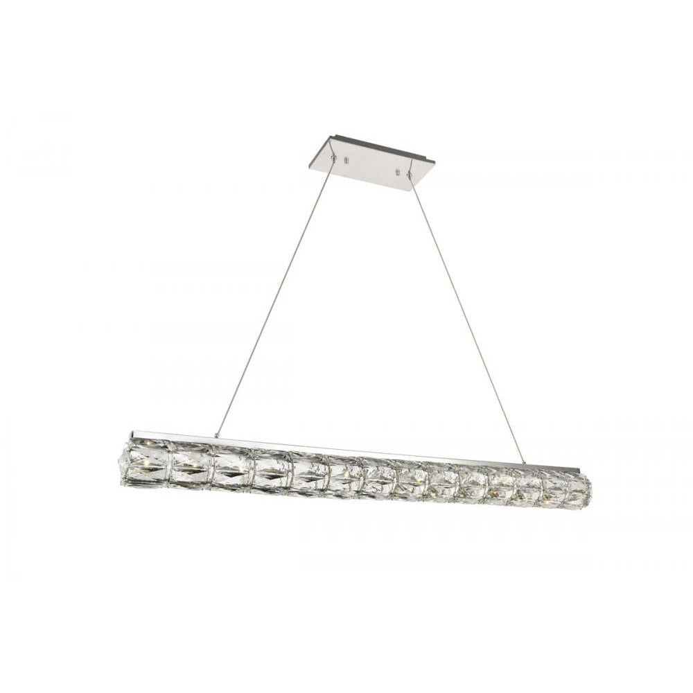 Elegant Lighting VALETTA 3501D42C Chandelier Contemporary - Chrome