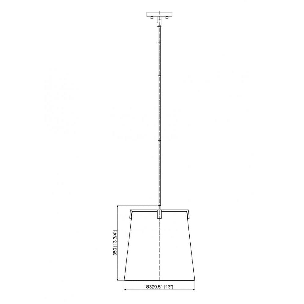 Z-Lite Lighting 3501P13-BN Pendant Americana - Nickel