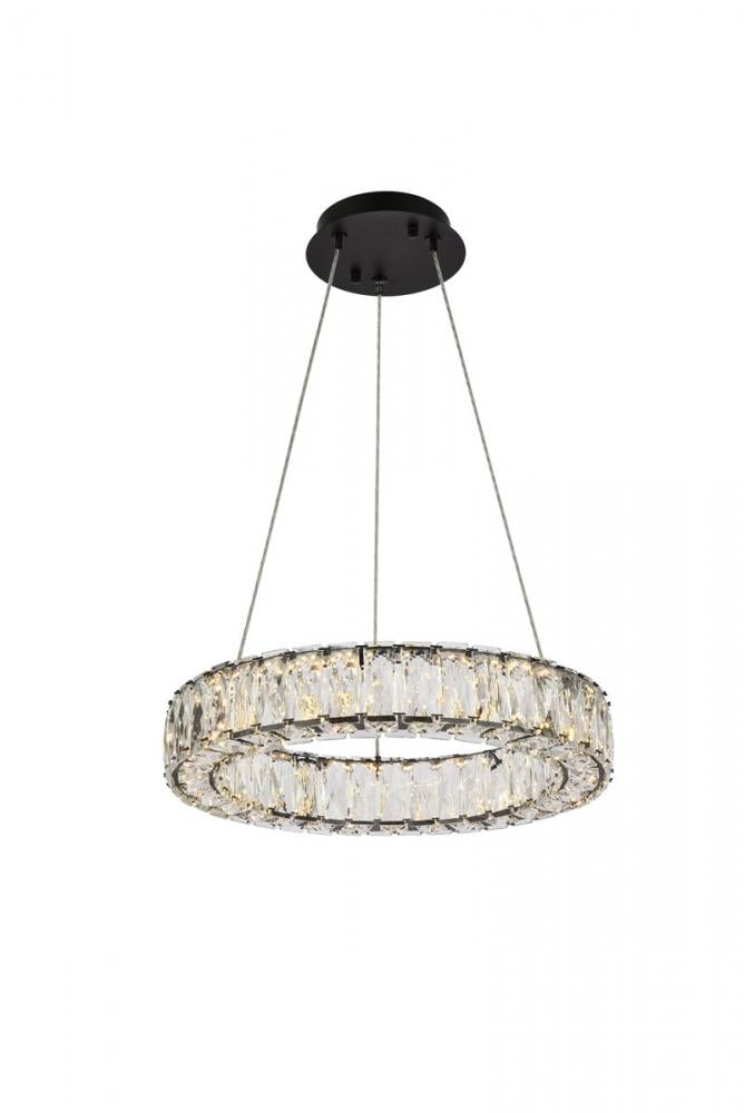 Elegant Lighting MONROE 3503D17BK Pendant Modern - Black