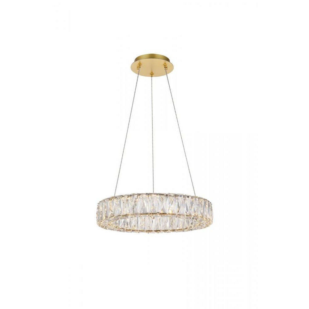 Elegant Lighting MONROE 3503D17G Pendant Contemporary - Gold