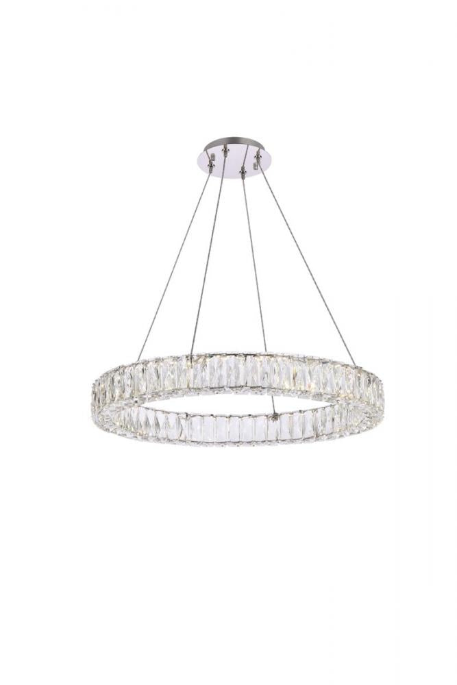 Elegant Lighting MONROE 3503D26C Pendant Modern - Chrome