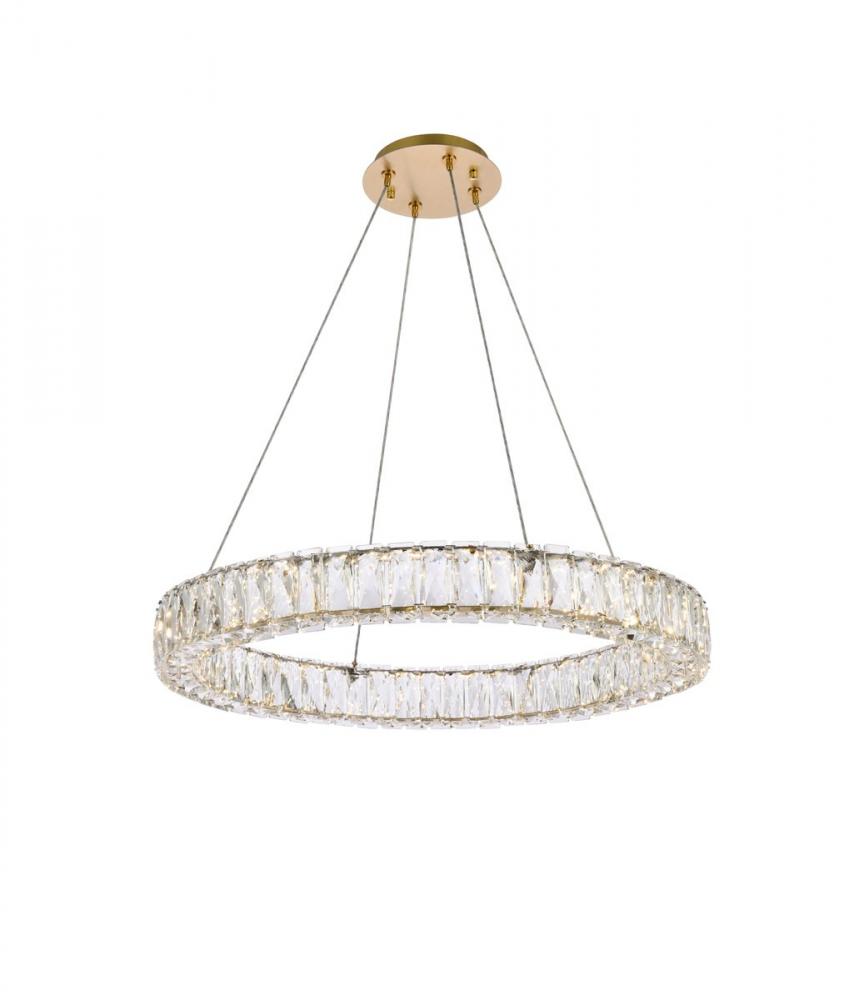 Elegant Lighting MONROE 3503D26G Pendant Modern - Gold